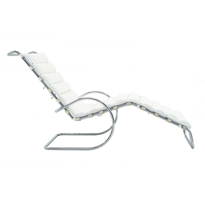 Poltrona Cantilever con apoyabrazos Cuero